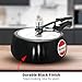 Hawkins 3.5 Litre Contura Black Pressure Cooker, Hard Anodised Inner Lid Cooker, Handi Cooker, Black (CB35)