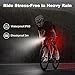 Bike Lights Front and Back [ 2 Pack ] Ultra Bright & Lightweight, USB Rechargeable Bicycle Lights for Kids and Adult, Flashing LED 4+6 Modes, IP65 Waterproof, Cycling Camping Fishing Outdoor Sports