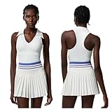 Photo Gallery jtksscs abiti da tennis per donna completo da yoga da donna, due pezzi, tinta unita, top da palestra, gonna da tennis, tuta sportiva traspirante ad asciugatura rapida(white,l) Photo Gallery jtksscs abiti da tennis per donna completo da yoga da donna, due pezzi, tinta unita, top da palestra, gonna da tennis, tuta sportiva traspirante ad asciugatura rapida(white,l)