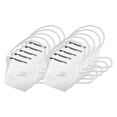 Trend Lightweight FFP2 HEPAC Filter Mask, Pack of 10, Efficient Particulate Capture & Day-Long Comfort, RPE/FFP2/A/10