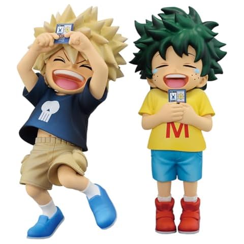 YLQANONG MHA Midoriya Izuku & Todoroki Shouto PVC Figures Cover