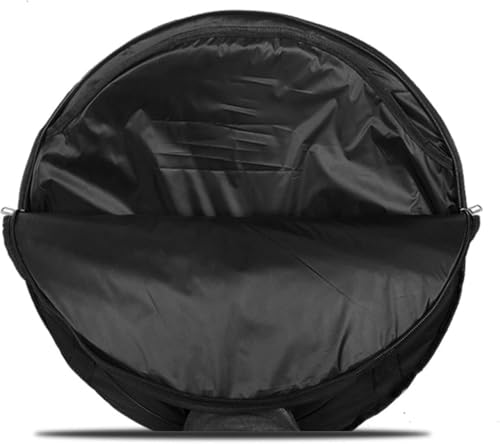 Cymbal Gig Bag Cymbal Carrying Bag Black Dust Fits up to 22\" Diameter Drum Cymbal Bag for Drum Cymbals and Accessories - Thumbnail 4