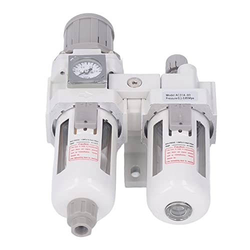 Image of Air Pressure Regulator Oil Water Separator Filter G3/8in Drying System Control Valve