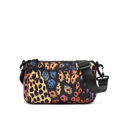 Imagen de MISAKO Menphis-3 bolso bandolera pequeño en nylon reciclado Mujer Menphis-3 Multicolor 17x26x9cm