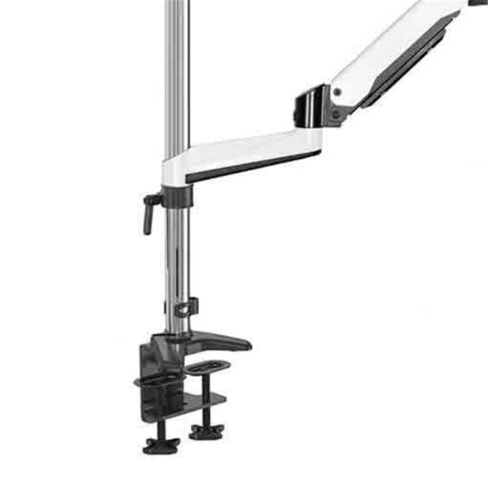 Supporto Monitor Supporto for monitor da tavolo con morsetto, braccio singolo vassoio for schermo 15-27 pollici Accessori da scrivania