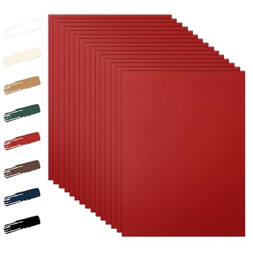 Guakicae 100 Sheets Christmas Red Cardstock 8.5 x 11 Craft Paper 92lb by Guakicae - Used condition - US$17.95