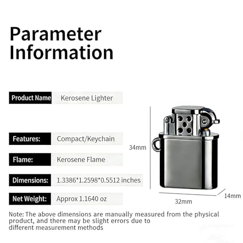Encendedor de queroseno con diseño de llavero, un regalo único para ocasiones especiales 7