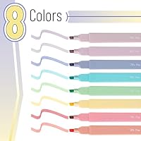 Mr. Pen- Aesthetic Highlighters No Bleed, 8 Pack, Candy Colors | Chisel Tip, Cute Highlighters Assorted Colors for Journaling, Highlighting, Underlining, Fast Dry, Back to School Supplies — image 2