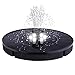 Produktbild Rapoyo Solar Brunnenpumpe Solarbetriebene Vogelbad Brunnenpumpe Gartenterrasse Dekor mit Led, Schwimmender Brunnen des Sonnenenergiespeichergurtes LED-Lichtbrunnenpool-Wassers