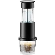 Portable Coffee Maker, 2Pcs Portable Coffee Machine Hot And Cold Water Manual Espresso For Capsules And Ground Hand Press Maker Hiking,for Home,Office,Travel