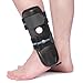 Velpeau Ankle Brace - Stirrup Ankle Splint - Adjustable Rigid Stabilizer for Sprains, Strains, Post-Op Cast Support and Injury Protection (3-Dimensional Molded Pads, Small - Left Foot)