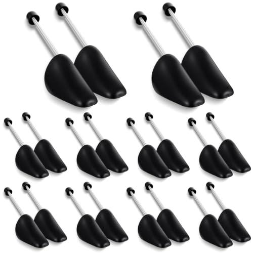 HANLANXUE 10 Pairs Plastic Shoe Trees for Men's Size 6-12
