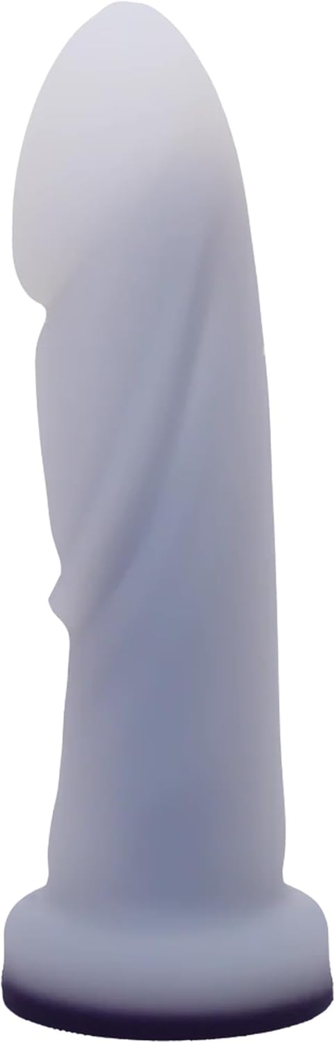 Tantus Cush O2 Dual Density Silicone Dildo Rose Quartz Realistic Feel Curved G Spot Massager Soft Silicone Outer Firm Core Harness Compatible Body Safe Dildo 7 Inch 1.75 Diameter