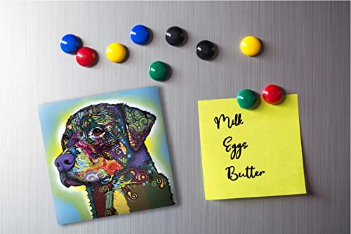 Enjoy It Pet Magnet, Rottweiler Featuring The Pop Art Of Dean Russo - Measures 2.5" #TOP4