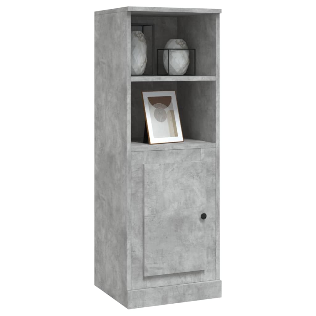 Credenza Top Grigio Cemento 36x35,5x103,5 cm Legno Ingegneria