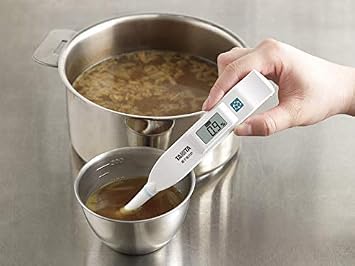 Tanita SO-304 WH Digital Salt Meter, High Precision, Waterproof, White