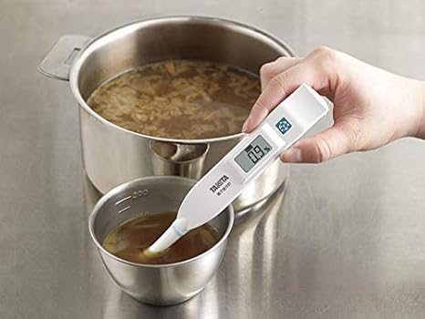 Tanita SO-304 WH Digital Salt Meter, High Precision, Waterproof, White