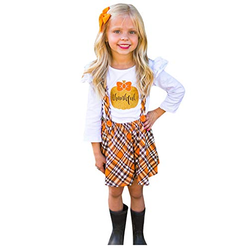 F_Gotal Baby Boys Girls My 1st Christmas Outfits Romper+Plaid Pants+Hat 3Pcs Clothes Set White