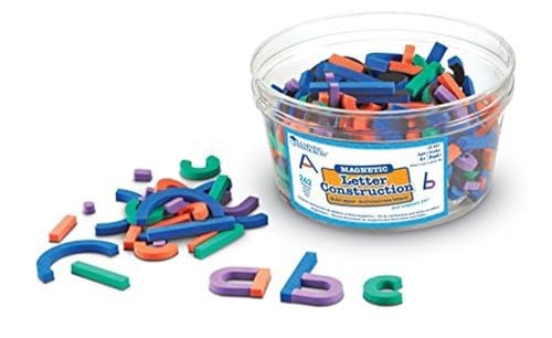 Learning Resources Magnetic Letter and Number Construction Set, Soft Foam Magnetic Shapes, Uppercase and Lowercase Letters, Teaching Aids, 262 Pieces, Grades PreK+, Ages 4+ by Learning Resources - Image 4