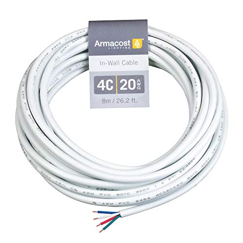 Image of Armacost Lighting 20AWG 4C 24ft (8m) in-Wall Copper Cable 774200