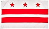 Online Stores Washington D.C. Superknit Polyester Flag, 3 by 5-Feet