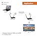 J-Tech Digital Wireless HDMI Extender 1080p Transmitter & Receiver Kit Auto-Select Frequencies with no Interference, up to 660 ft and IR Remote Extension (up to 5 Pairs in 1 Area) [JTECH-WEX310]