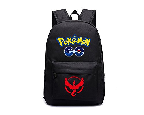 Pokeomon Go Mochila Team Valor  negro