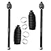 Detroit Axle - Front 10pc Suspension Kit for 01-04 VW Jetta, 01-10 Beetle, 03-06 Golf, 4 Tie Rods 2 Sway Bars 2 Lower Ball Joints 2 Boots Replacement