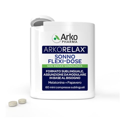 Arkopharma Arkorelax - Sonno Flexi Dose Integratore, 60 Mini Compresse