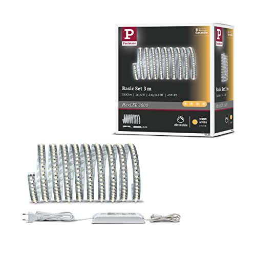 MaxLED 1000 kit de base ruban LED 3m Paulmann 70588 argent