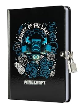 Hardcover Minecraft: Beware of the Dark Invisible Ink Lock & Key Diary Book