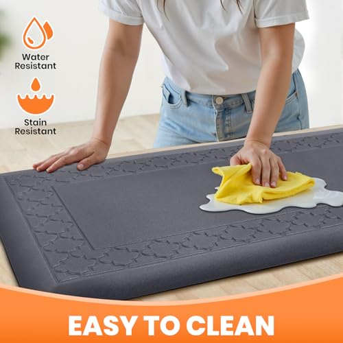 4/5 Inch Thicker Kitchen Mats Anti Fatigue Comfort Mat Standing Desk Rugs - image 4