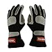 RaceQuip 351005 351 Series Large Black SFI 3.3/1 One Layer Racing Gloves