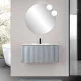 [CASSETTO CON SOFT-CLOSE]: Il Mobile È Dotato Di Un Ampio E Funzionale Cassetto Con Maniglia, Che Misura 89,4 X 35 Cm, Perfetto Per Organizzare Al Meglio Tutti I Tuoi Oggetti Personali E Mantenere L'Ordine Nel Bagno. La Chiusura Rallentata Soft-Close Garantisce Una Silenziosità Assoluta E Una Maggiore Durabilità Nel Tempo, Evitando Urti E Usura.