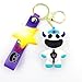 GUCHOICE Smiling Critters Keychains, Catnap Dogday Character Cartoon Keychains, Purse Backpack Handbag Charms for Boys and Girls (Bubba Bubbaphant + CraftyCorn)