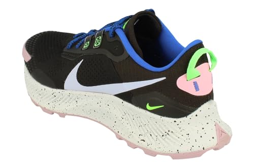 Nike Women's Pegasus Trail 3 Running Shoes, Black/Light Marine-Hyper Royal, 6 M US