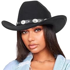 Black-round Buckle Belt Decor