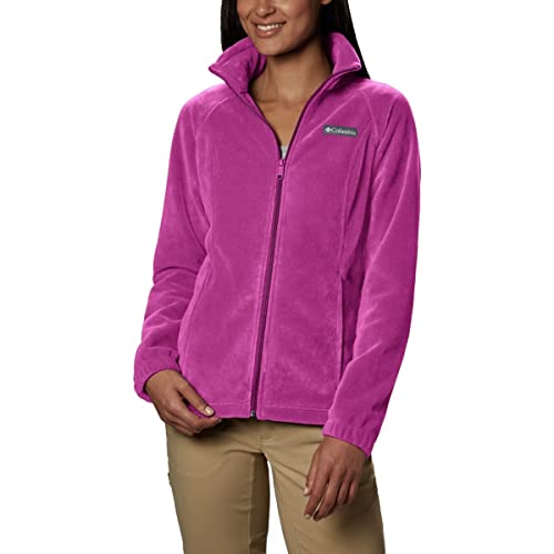 Columbia Women's Benton Springs Full Zip, Fuchsia, X-Large