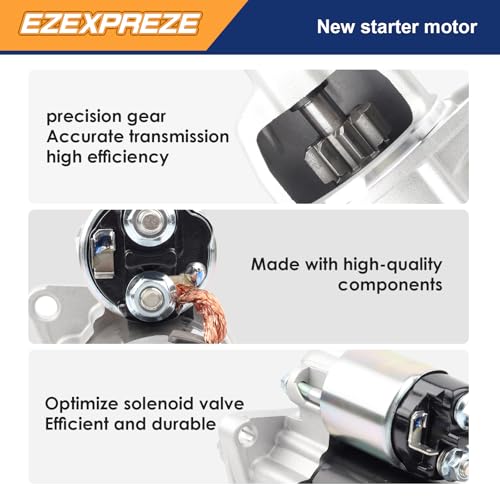 Image of Ezexpreze 18417 New Starter for Kubota D722 D782 18 20 21 Series Diesel Engines 1996-2013 OE#:1G023-63010 1G023-63011 67980-31151 1G02363010 1G02363011 6798031151 2280005910 2280005911 SND0338