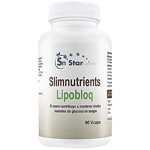 Naturlider - Slimnutrients Lipobloq - Extracto Seco De Nopal Y Naraja Amarga - Complemento Alimenticio Que Ayuda Al Control De Peso - 90 Caps