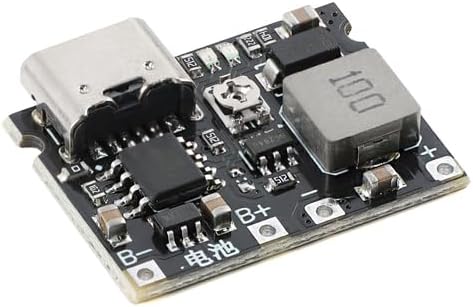 5Pcs 18650 Lithium Battery Module 3.7V-9V 5V/2A Type-C Charging Boost Discharge Integrated Adjustable Blackboard image 3