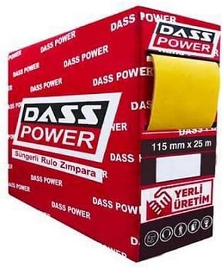 Dass Power Sünger Rulo Zımpara 115 Mm 150 Kum