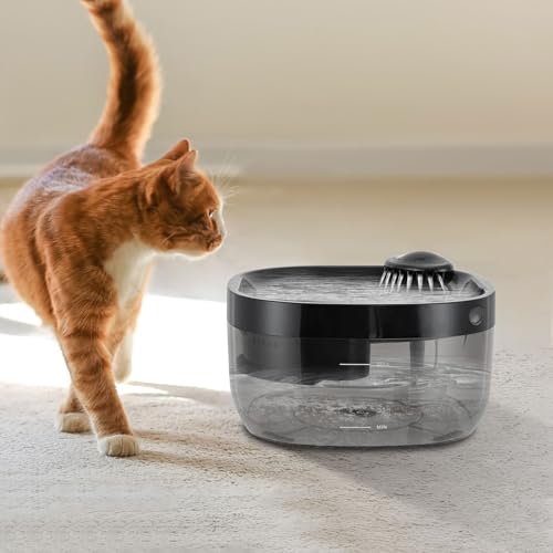 Dispensador automático de agua para mascotas 7L negro miniatura 6