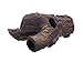 Plecoceramics Aquarium Ceramic Decorations Cave Betta Stone Decor - Aquarium Fish Tank Hideway Decor for breeding Cichlids Plecos Betta Toys Hideout (Snag)