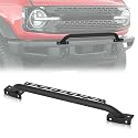YZONA Frontschutzgitter mit Lichthalterung, kompatibel mit Ford Bronco 2021, 2022, 2023, 2024 (nur für modulare Stahl-Frontstoßstange), Off-Road-Frontstoßstange, Rock-Schubstange (2/4-Türer, schwarz)