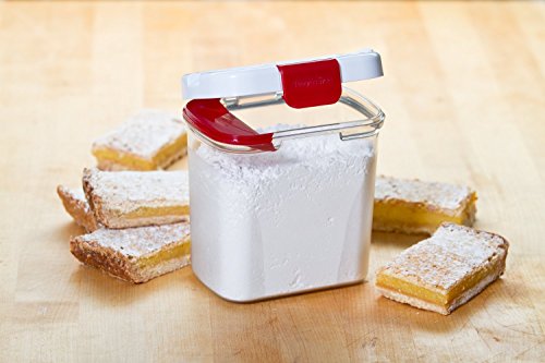 PrepSolutions Powdered Sugar Keeper, 1 Quart - Airtight Storage for 1 Pound Bag, Keeps Sugar Fresh and Clump-Free - Thumbnail 5