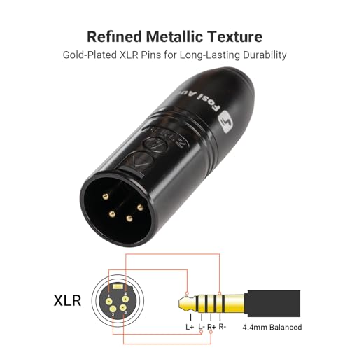 Adaptador Fosi Audio 4.4mm a XLR para auriculares i5 miniatura 3
