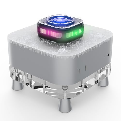 Mac mini Stand with Cooler & RGB Display