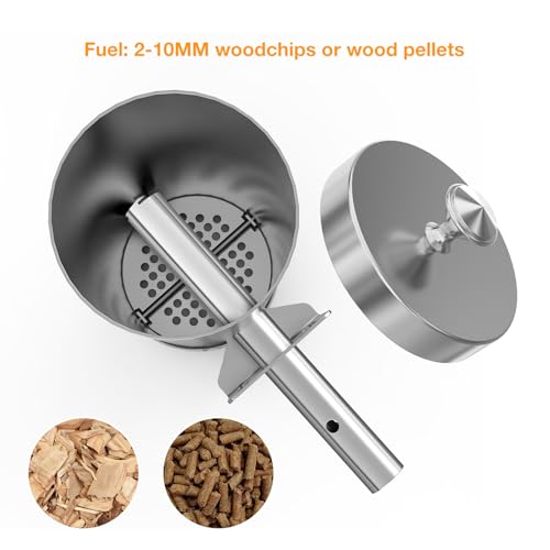 Stainless Steel Cold Smoke Generator with Long Tube, Portable BBQ Smoker for Gas Grills Ceramic Charcoal Stoves, Food and Meat Smoker, Barbecue Tools for Hot and Cold Smoking, Grill Accessory GK500 by Blumoker - Image 7