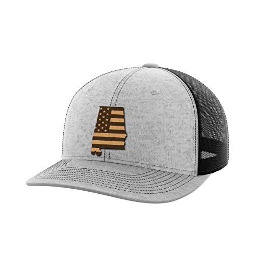 Gorra Trucker con Parche de Cuero Alabama Ajustable miniatura 1